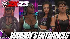 WWE 2K23: All Women's Entrances #WWE2K23 #WWE - YouTube
