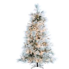 See more ideas about christmas decorations, flocked christmas trees, christmas. Fraser Hill Farm 9 Ft Flocked Snowy Pine Christmas Tree Wit