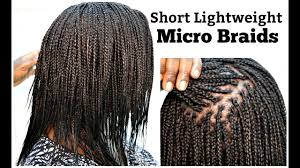 They are the least permanent form of hair extension, allowing users to experiment with hair lengths. Micro Braids Tutorial On Natural Hair Short And Light Weight Youtube