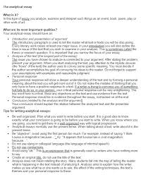 Give an example of each. Analytical Essay Example Choose The Best One At Kingessays C