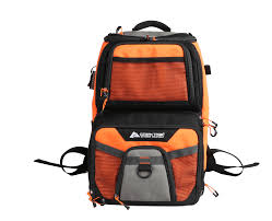 Wishing you luck on the water! Ozark Trail Ozark Trail Elite Durable Fishing Tackle Backpack With 360 350 Boxes Orange And Black Walmart Com Walmart Com