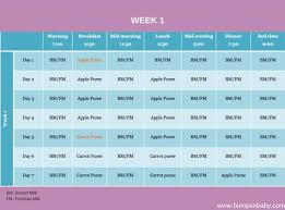 79 Credible 8 Month Baby Food Chart In Bengali