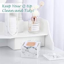 High quality products for a truly affordable prices. Q Tip Holder Cotton Buds Swabs Balls Pads Dispenser Container Canister With Lid Beauty Supplies Organizer Jewelries Box For Bathroom Bedroom Dresser Counter Top White Marble Walmart Canada
