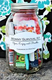 Gifts In A Jar That Are Oh So Cute And Easy To Diy Diy Gifts In A Jar Easy Diy Gifts Mommy Survival Kit