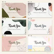 Check spelling or type a new query. Custom Thank You Card Greeting Card Greeting Card Size 9x5 5 Cm Min Order 50pc Shopee Malaysia