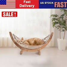 Get the best deal for cat beds from the largest online selection at ebay.com. Wooden Frame Cat Hammock Swing Bed Comfy Dog Pet Plush Hanging Cradle Furniture Ebay