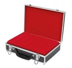 Prices and payment all prices are in £ sterling and include uk vat at the appropriate rate.(some pieces regarded as antique are treated under the global accountancy scheme and some gold items may be vat free. Large Coin Collection Case With 8 Red Coin Trays In 5 Different Tray Variations For 355 Coins Lindner Original
