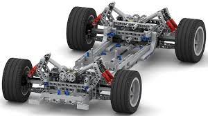 basic car chassis with adjustable ride height lego technic lego wheels car