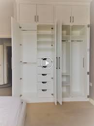 If a styled, more fitted look is for you, our free design visit covers different options for walk in wardrobes ideas, each requiring a different design approach. A Bespoke Floor To Ceiling Wardrobe Closet Layout Bedroom Closet Design Bedroom Cupboards