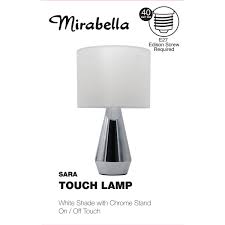 Table lamp touch manufacturers & suppliers. Mirabella Sara Touch Table Lamp Big W
