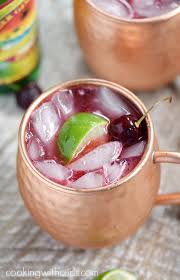 Cherry Moscow Mule Recipe Cherry Vodka Drinks Cherry Vodka Mule Recipe