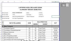 Form kkm sd/mi kurikulum 2013 baru revisi 2015. Aplikasi Raport Uts Ktsp Dan K13 Guru Berbagi