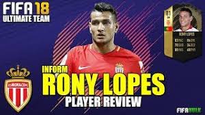 Fifa 21 fifa 20 fifa 19 fifa 18 fifa 17 fifa 16 fifa 15 fifa 14 fifa 13 fifa 12 fifa 11 fifa 10. Fifa 18 If Rony Lopes Review Ultimate Team Inform Rony Lopes Review As Monaco Youtube