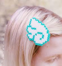 We offers wings hair clips products. Custom Perler Angel Wing Hair Clip Bow Clip Perler Bead Etsy