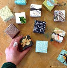 Use greens and reds for christmas. Whether We Ve Graduated Started A New Job Or Just Simply Had A Birthday Chances Are That By December We All H Tiny Gifts Christmas Card Crafts Diy Card Box