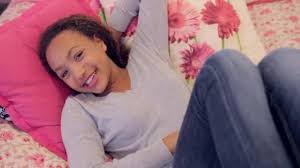 Free for commercial use no attribution required high quality images. Young Teenage Girl Laying Down On A Bed At Home Video By C Mjth Stock Footage 23211464