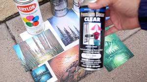 Stampscapes 101 Video 70 Acrylic Sprays Finishing Your Cards Youtube