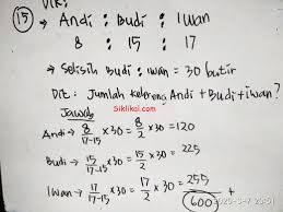 ?karena yang diketahui adalah selisih umur mereka, maka:a. Variasi Bentuk Soal Matematika Perbandingan Dan Pembahasannya Siklikal Com
