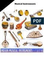 This group of instruments consists ofstretched membranes that are struck ortapped by the hand. Indian Musical Instruments
