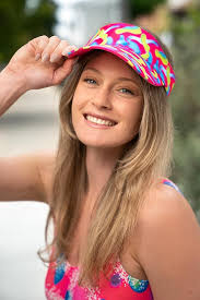 Amazon.com: Cosplaya 80s Beach Visor Hat Womens Mens Couples Girls