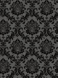 Black And Grey Wallpaper For Bedroom And This Is Similar To The Flocked Black And Grey Damask Wallpaper I Bought To Do A Feature Wall Damask Wallpaper Bedroom Damask Wallpaper Wallpaper Bedroom