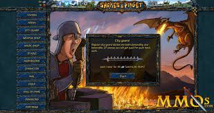 Daily missions, scrapbook (magic shop), dungeon 1 . Shakes And Fidget Game Review