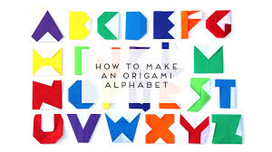 2x3 inches go to playback settings for desire speed of the. How Make An Origami Alphabet Part 1 A To M Youtube