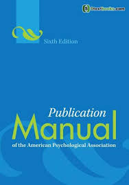 Publication Manual Of The American Psychological Association 6th Edition Textbook American Psychological Association Psychology Textbook