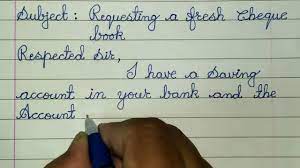 Gd entry request letter malayalam. New Cheque Book Sample Application Letter Letter Writing In Cursive Youtube