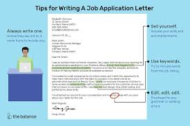 Read the job application carefully and become familiar with the requirements for this job. How To Write A Job Application Letter With Examples
