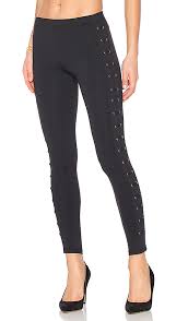 David Lerner Lattice Legging Classic Black Womens David