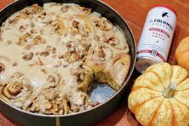 We are a contemporary artisanal bakery. Pumpkin Cinnamon Rolls W Triple Shot Cream Cheese Frosting 1335 Frankford