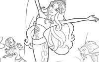 Improve your creativity with barbie in a mermaid tale coloring in pages. Printable Mermaid Colouring Pages