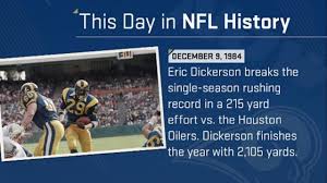 2020 season schedule, scores, stats, and highlights. On This Day Eric Dickerson Breaks Single Season Rushing Record