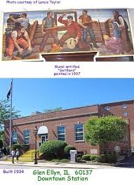 Glen Ellyn Illinois Gillespie Mural C 2005 Glen Ellyn Illinois