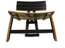 Bourbon Barrel Dresser Chair Black Natural Oak Brown Green Stainless Steel Dining Barrel Furniture Wine Barrel Furniture Chair