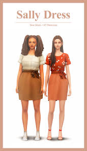 Sally Dress Nicole On Patreon Sims 4 Dresses Sims 4 Clothing Maxis Match