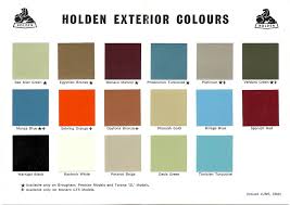 1968 73 Holden And Torana Paint Charts Paint Panel Gmh
