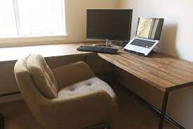 These items aren't going to keep all the distractions at bay, but after working in our new home offices for the past six months, they've definitely kept us more focused, productive, and comfortable — even at our kitchen. Ikea Butcher Block Desk Diy Novocom Top
