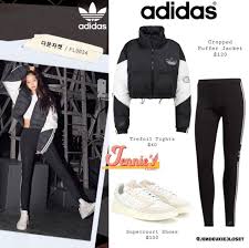 Jennie Kim For Adidas Blackpink Fashion Style Jennie S Style Jennie S Outfit Jennie S Closet Jen Dance Outfits Practice Practice Outfits Kpop Outfits