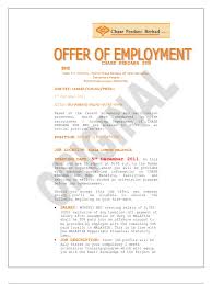 Putting an agreement in place now can also help settle any debates down the line. Offer Of Appointment Letter Chase Perdana Muhammad Amjad Travel Visa Employment