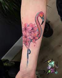 Floral Flamingo Tattoo Tattoo Ideas And Inspiration Flamingo Tattoo Leg Tattoos Tattoos For Women