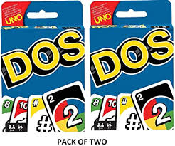 Check spelling or type a new query. Amazon Com Uno Dos Card Game Pack Of Two Toys Games