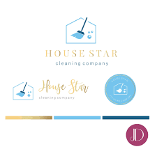 Branding Kit Logo Design Interior Clean Company Clean Etsy Branding Kit Cleaning Companies Cleaning Logo