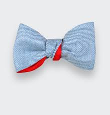 Bow Tie Light Blue Maille Cinabre Paris
