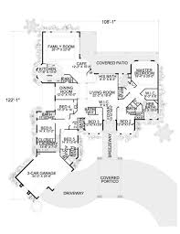 6 bedroom house plans one level. House Plan 168 00031 Ranch Plan 5 084 Square Feet 6 Bedrooms 5 5 Bathrooms In 2021 Mediterranean Style House Plans House Plans Floor Plans