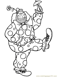 printable coloring page circus clowns cartoons yooall com coloring pages animal coloring pages coloring books