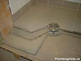 How To Build A Tiled Shower Shower Pan Tile Shower Pan Concrete Shower Pan