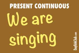 Rather, information from the rest of the sentence informs the future intention. Present Continuous Grammar Englishclub