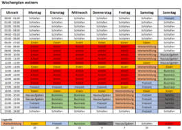 Mit dieser eleganten vorlage können schüler und studenten ihren wochenplan im auge behalten. Wochenplan Excel Vorlage Techwirt Net